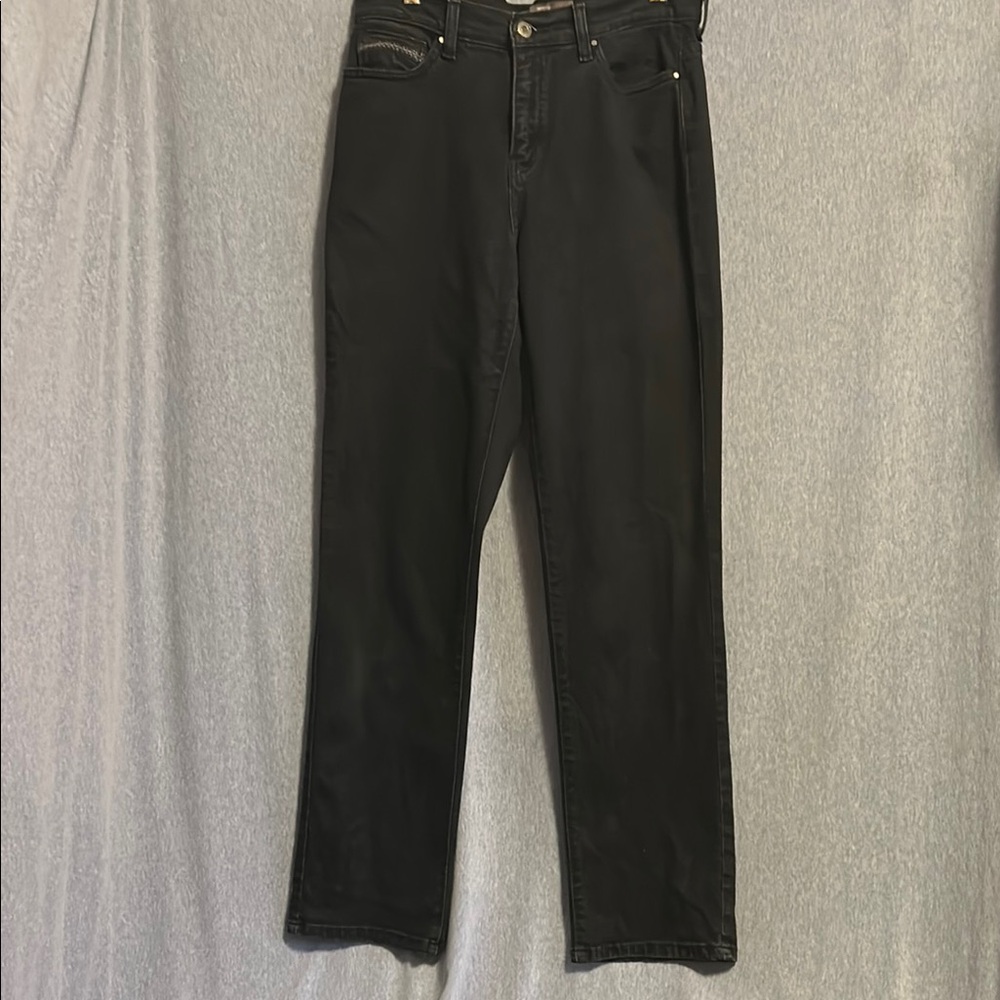 Levi's Black Straight Jeans Classic Fit EUC size 10 (30x30) style 505
